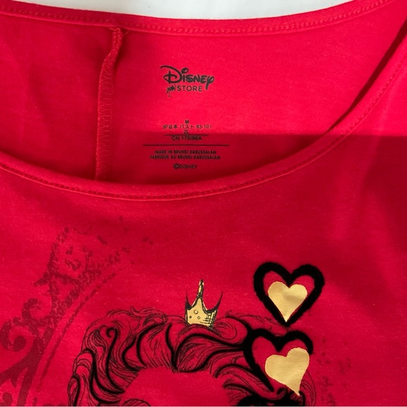 Disney Queen of Hearts Top Size Medium High Low Blouse Valentines Day ❤️🔥 - Picture 9 of 14